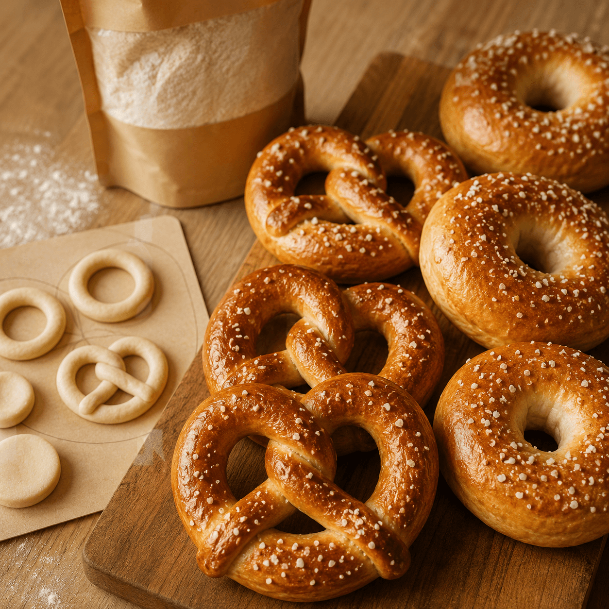 Pretzel & Bagel Bakehouse Kit — Two shaped savoury bakes with a fun forming step.